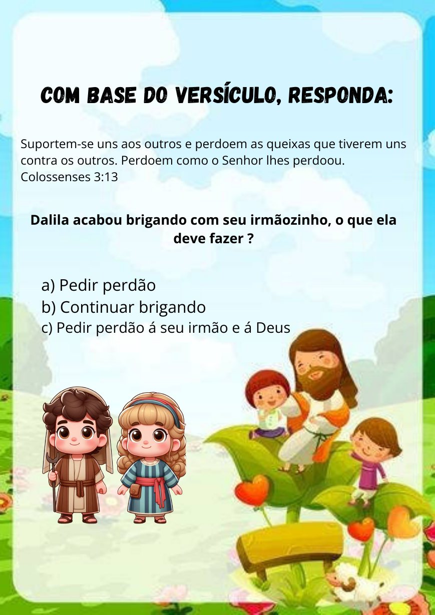 Página real 3 do material O Amor de Deus