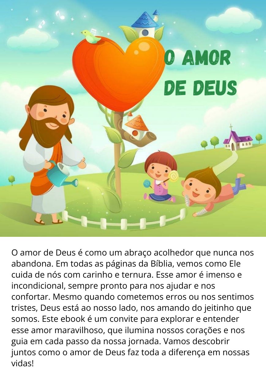 Página real 2 do material O Amor de Deus